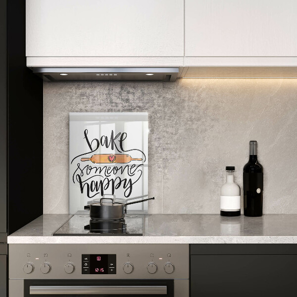 Skärbräda i glas Baka någon glad