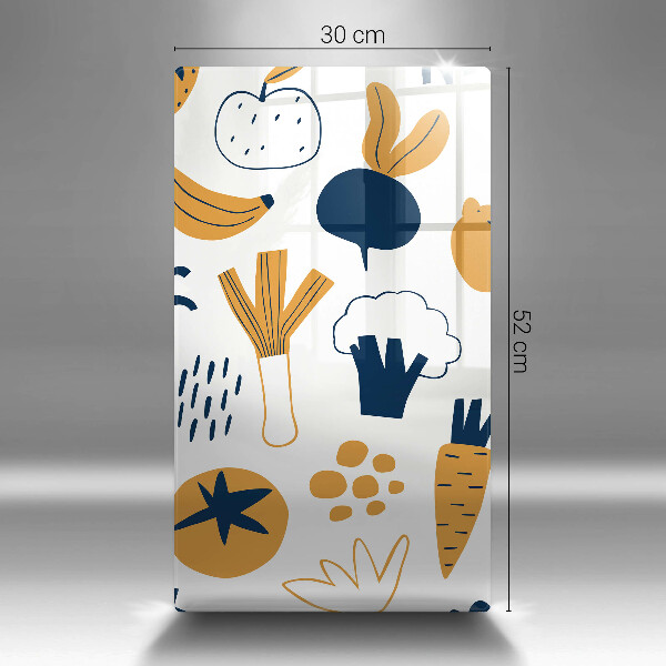 Skärbräda i glas Mat illustration