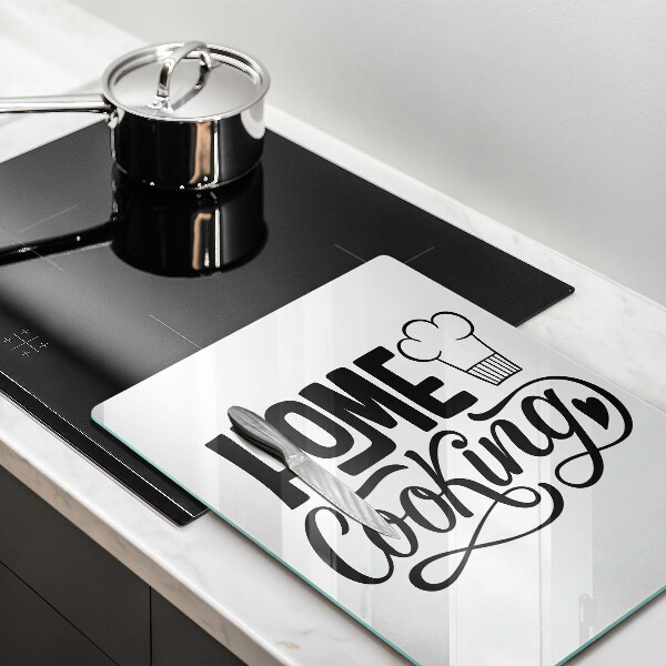 Skärbräda i glas Inskriptionen Husmanskost