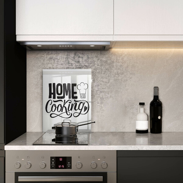 Skärbräda i glas Inskriptionen Husmanskost