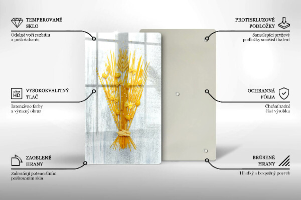 Skärbräda i glas Pasta