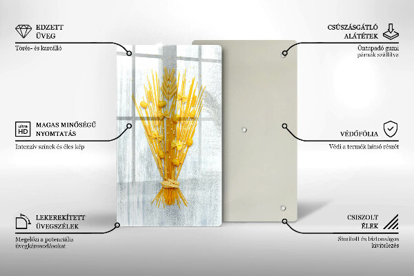 Skärbräda i glas Pasta