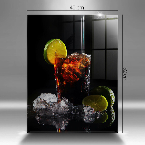 Skärbräda i glas Jordnära drink med is