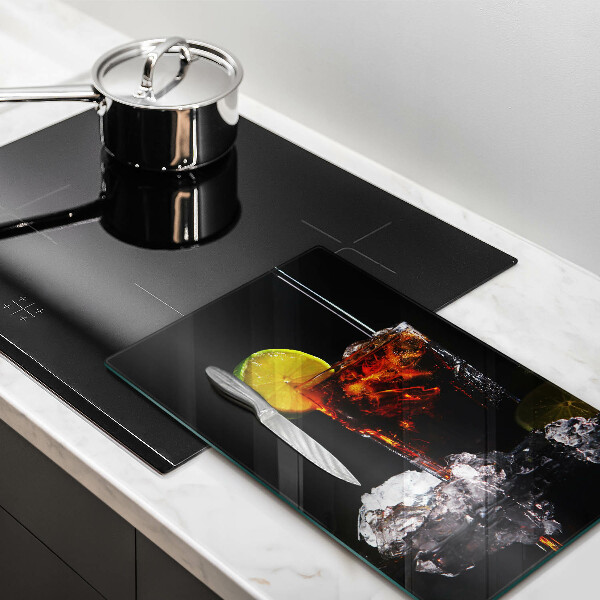 Skärbräda i glas Jordnära drink med is