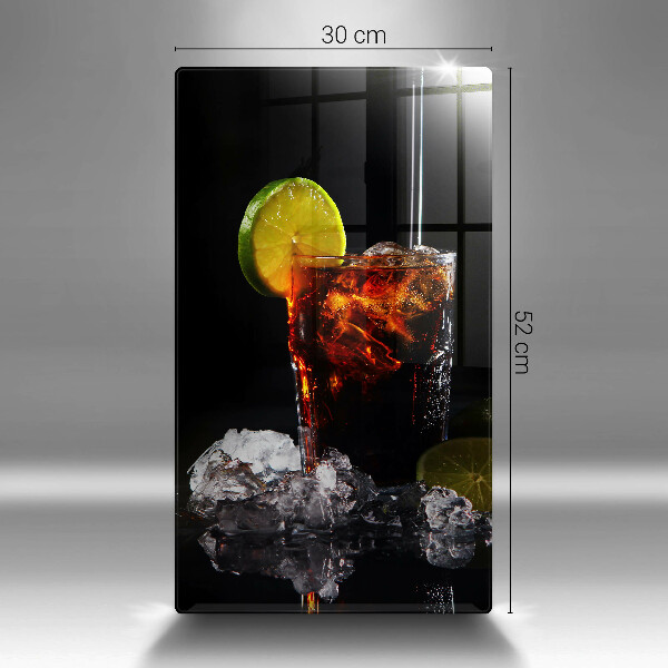 Skärbräda i glas Jordnära drink med is