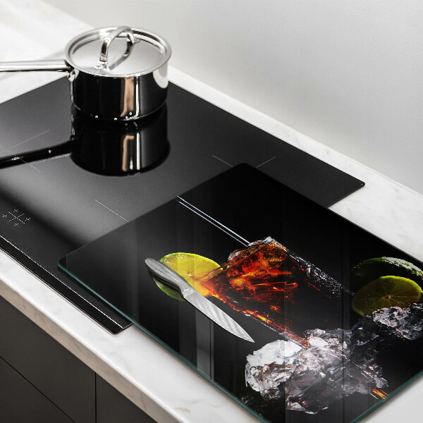 Skärbräda i glas Jordnära drink med is