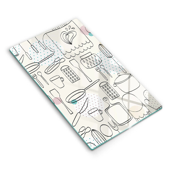 Skärbräda i glas Kökstillbehör