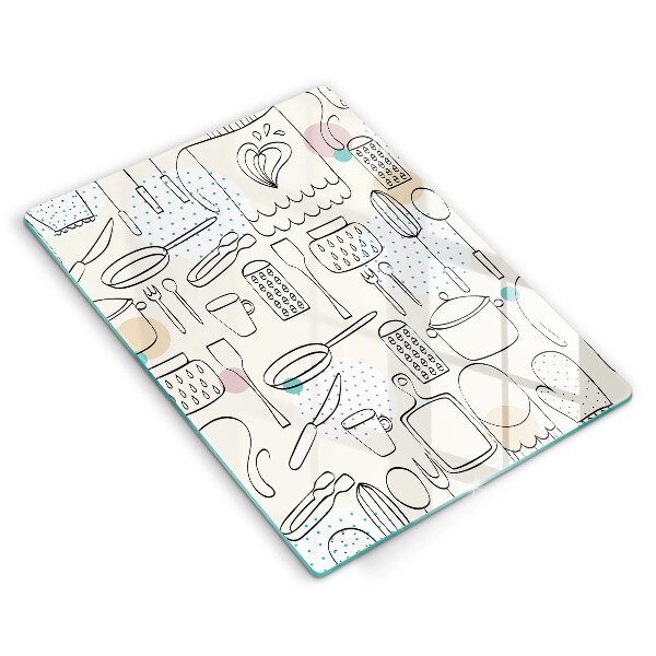 Skärbräda i glas Kökstillbehör