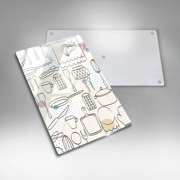 Skärbräda i glas Kökstillbehör