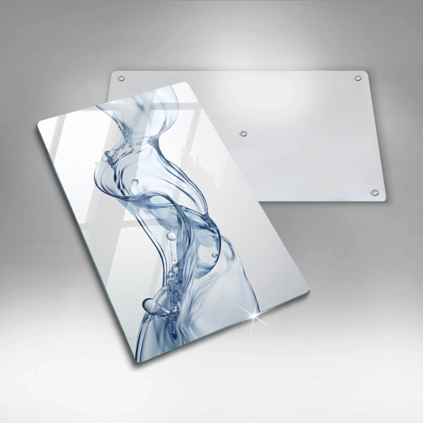 Skärbräda i glas Rent vatten