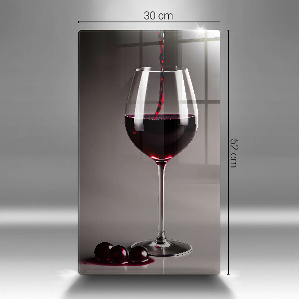 Skärbräda i glas Glas och vindruvor