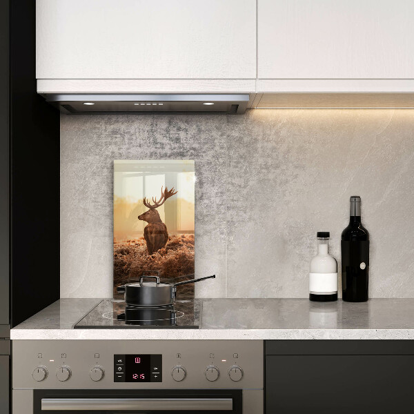 Skärbräda i glas Rådjur i fält