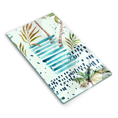 Skärbräda i glas Semesterillustrationer