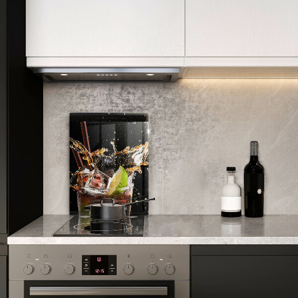 Skärbräda i glas Drick med is