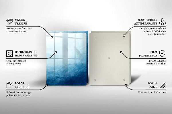 Skärbräda glas Abstrakt bakgrund