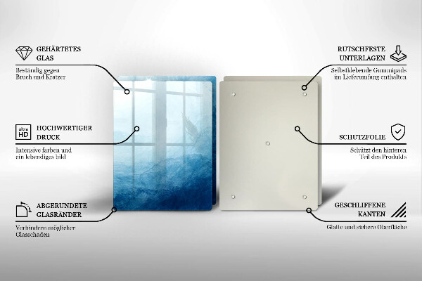 Skärbräda glas Abstrakt bakgrund