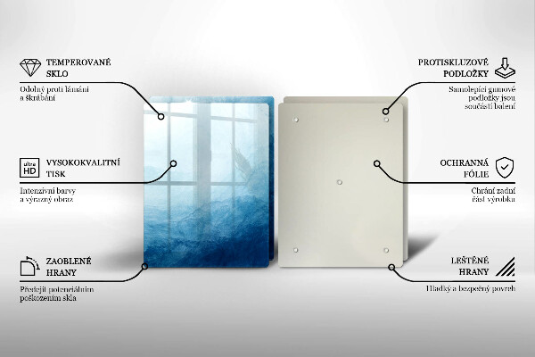 Skärbräda glas Abstrakt bakgrund