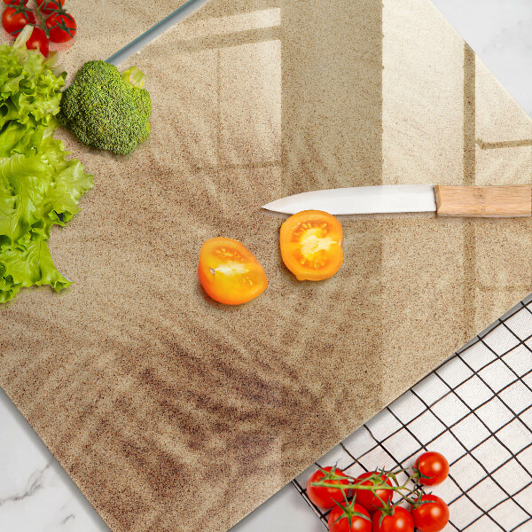 Skärbräda glas Strandsandsemester