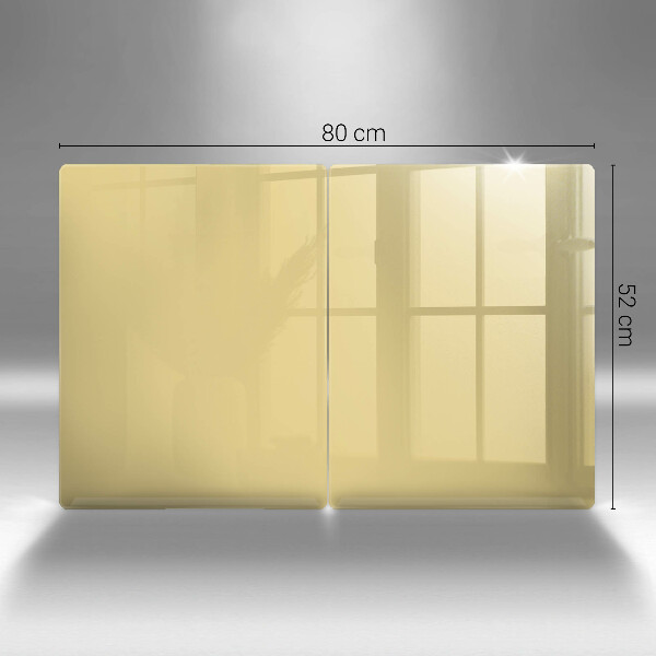 Skärbräda glas Gul färg