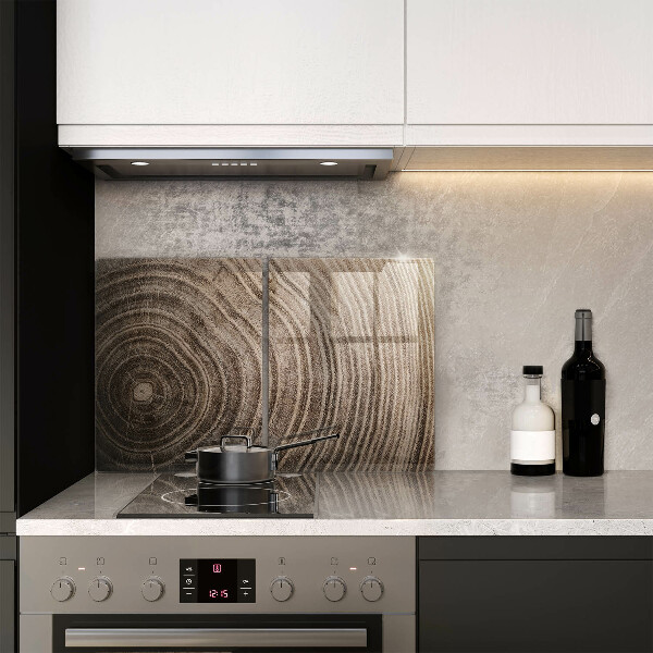 Skärbräda glas Träd ringar trä