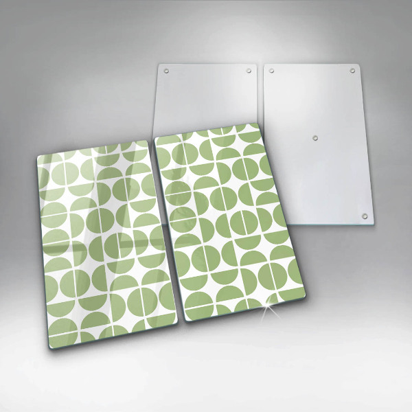 Skärbräda glas Boho formar mönster