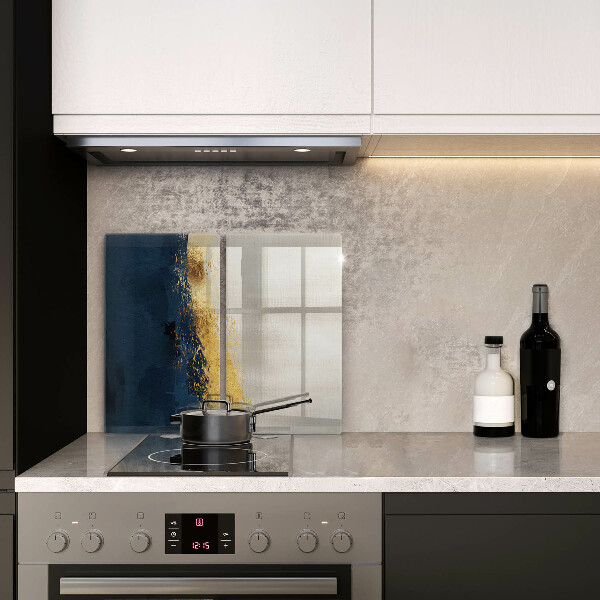 Skärbräda glas Abstraktion guld