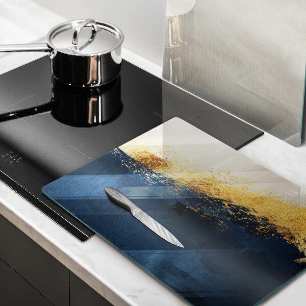 Skärbräda glas Abstraktion guld