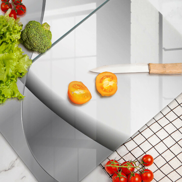 Skärbräda glas Abstrakta linjer design