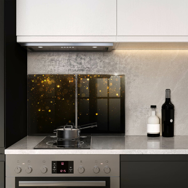 Skärbräda glas Guld glitter