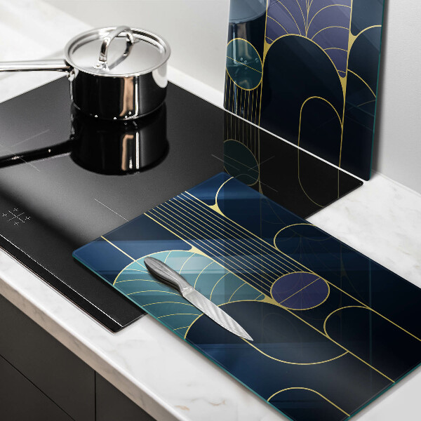 Skärbräda glas Abstrakt motiv