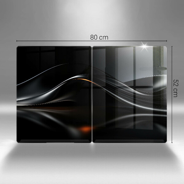 Skärbräda glas Abstraktion 3D-design