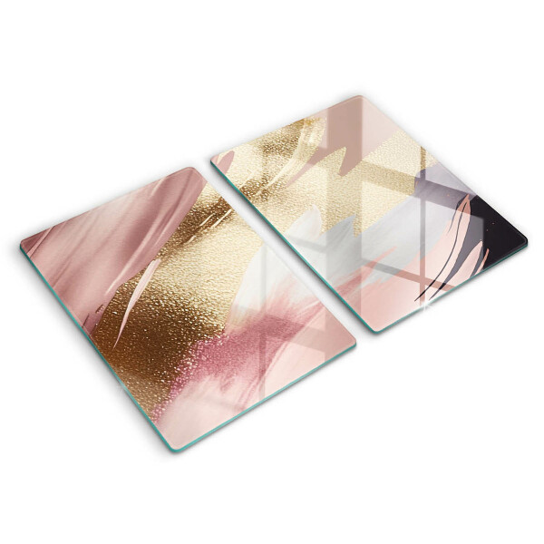 Skärbräda glas Pastellfläckar