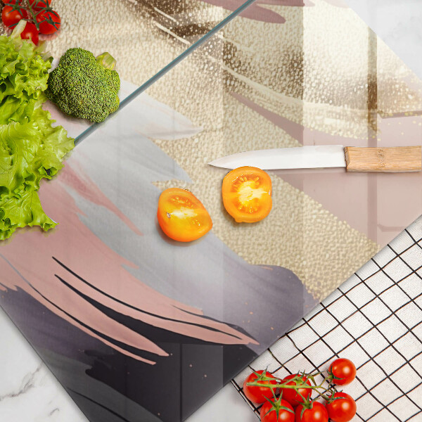 Skärbräda glas Pastellfläckar