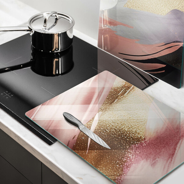 Skärbräda glas Pastellfläckar