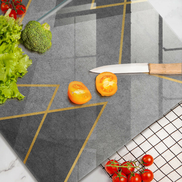 Skärbräda glas Skarpa former