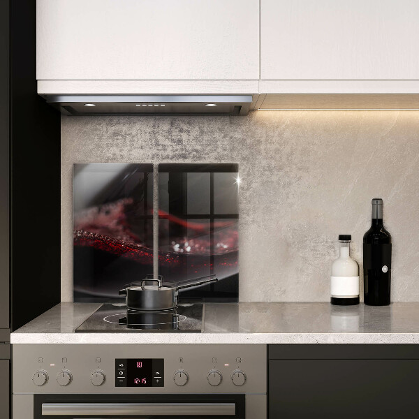 Skärbräda glas Rött vin glas