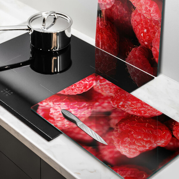 Skärbräda glas Hallonfrukt