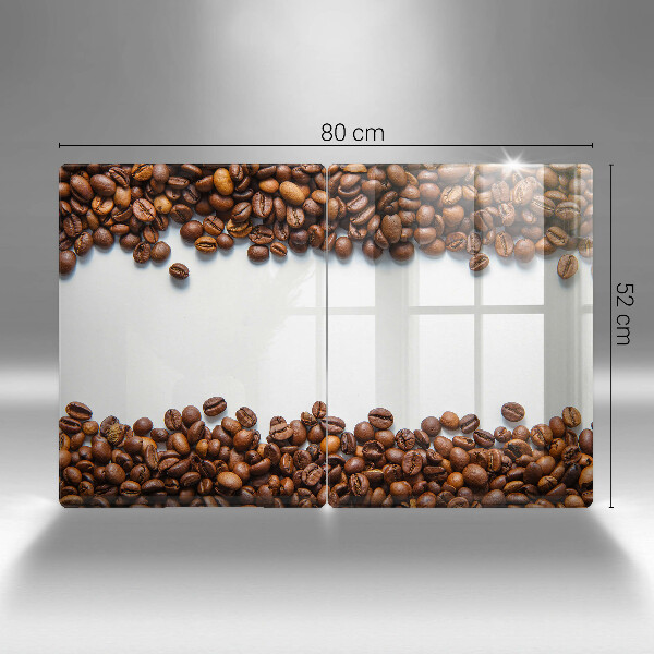 Skärbräda glas Kaffebönor