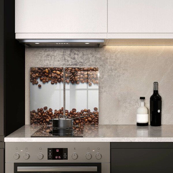 Skärbräda glas Kaffebönor