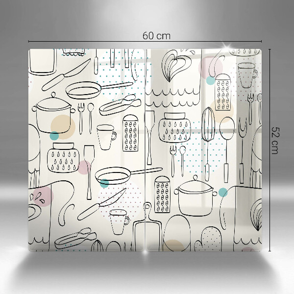 Skärbräda glas Kökstillbehör