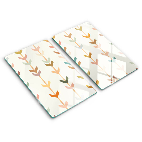 Skärbräda glas Geometriska element