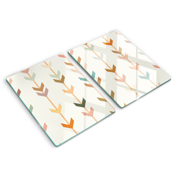 Skärbräda glas Geometriska element