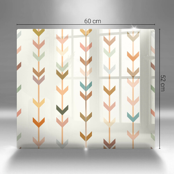 Skärbräda glas Geometriska element