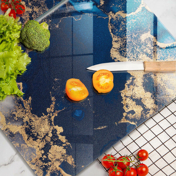 Skärbräda glas Marmor abstraktion