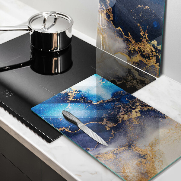 Skärbräda glas Marmor abstraktion