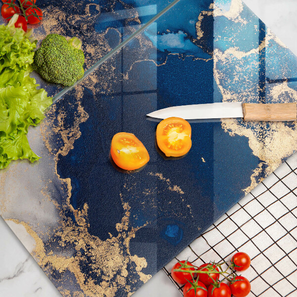 Skärbräda glas Marmor abstraktion