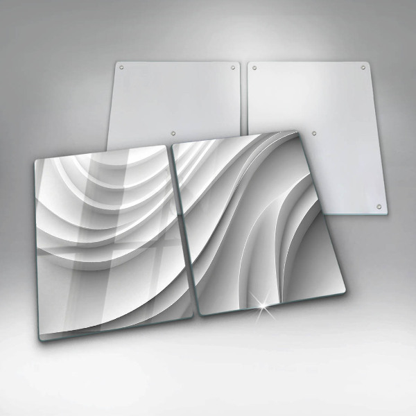 Skärbräda glas Geometriska linjer