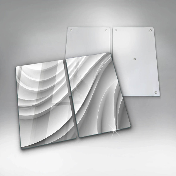 Skärbräda glas Geometriska linjer