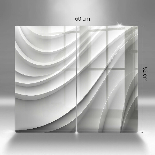 Skärbräda glas Geometriska linjer