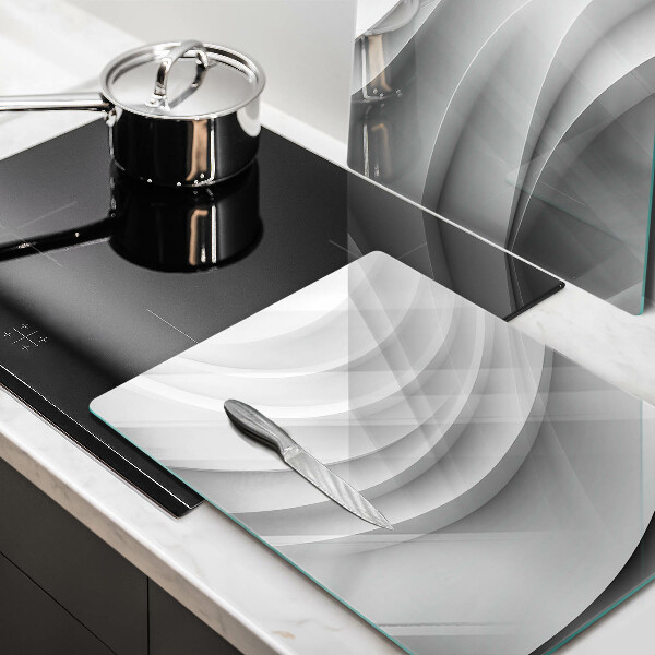 Skärbräda glas Geometriska linjer